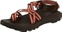 Chaco ZX/2 Vibram Unaweep Multi Red 10 Womens Sandals
