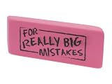 Silly Eraser for Big Mistakes, Pink