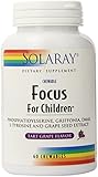 Solaray Focus for Children Supplements, 60 Count