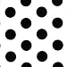 Black & White Polka Dot Tissue Paper 20