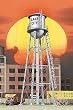 Walthers Cornerstone Series Built-ups HO Scale City Water Tower Silver