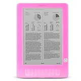 Amazon Kindle DX E-Book Wireless Reading Device Soft PINK SILICONE Skin Sleeve Cover Case