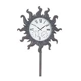 Durocraft Sunburst Clock With Gauges