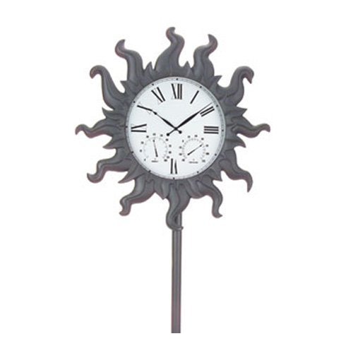 Durocraft Sunburst Clock With Gauges
