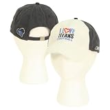Tennessee Titans "Love" 2-Tone Women's Slouch Fit Adjustable Baseball Hat - Navy / White
