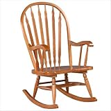 41fgkEgoQFL. SL160  Windsor Rocking Chair in Oak Reviews