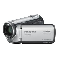 Panasonic HDC-SD80EG9S Full HD Camcorder (SD-Kartenslot, 34-fach opt. Zoom, 6,7 cm (2.6 Zoll) Touch-Display, Bildstabilisator) silber