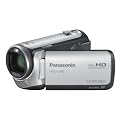 Panasonic HDC-SD80EG9S Full HD Camcorder (SD-Kartenslot, 34-fach opt. Zoom, 6,7 cm (2.6 Zoll) Touch-Display, Bildstabilisator) silber