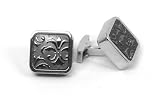 Silver Fleur De Lis Cufflinks by Cuff-Daddy