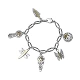 Roderick Tenorio Mixed Metal Charm Bracelet