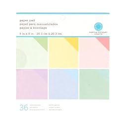 Martha Stewart Crafts Paper Pad 8'' X 8'' Pastels By The Package