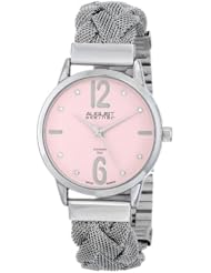 August Steiner Womens AS8092PK Analog Display Swiss Quartz Silver Watch