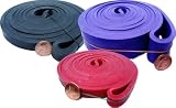 Rubberbanditz Pull Up / Crossfit Band Set - Medium, Heavy, Robust Bands (#2, #3, #4)