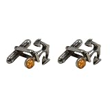 Baltic Honey Amber and Sterling Silver Water Savvier Cufflinks