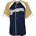 Milwaukee Brewers Wheelhouse Jersey Shirt, Large