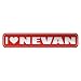  I LOVE NEVAN  STREET SIGN NAME