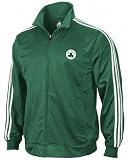 Boston Celtics Full Color Logo 3-Stripe Full-Zip Track Jacket