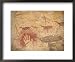 Ancient Paintings in Cave of the Hands, Santa Cruz Province, Patagonia, Argentina Framed Art Poster Print by Lin Alder, 22x18