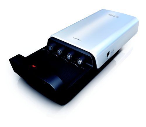 Philips Ladeger&auml;t SCB 7560 CB/12 inkl. NiMH AAA Micro 800 mAh 2er Pack, 2 C- und 2 D-Adapt Preisvergleich