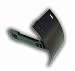 YAMAHA WARRIOR LICENSE PLATE BRACKET FOR SWINGARM - BILLET ALUMINUM POWDER COATED BLACK (product code # YS2549048)