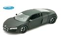 Welly22493MA-W Audi R8 1:24, matt schwarz