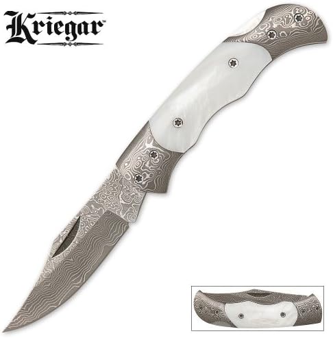 Kriegar Damascus Folder Real Pearl