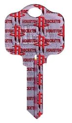 Houston Rockets Schlage SC1 House Key
