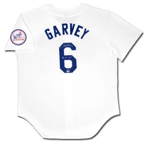 Upper Deck  Adrian Gonzalez Autographed Los Angeles Dodgers Mitchell & Ness Home/White Jersey Inscribed 74 NL MVP with 1980 All-Star Game Patch (UDA)