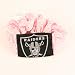 Oakland Raiders Pink Pony Tail Holder