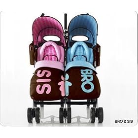 Cosatto You 2 Twin Pushchair Bro and Sis