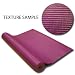 4mm Thick Yoga Mats (15 Pack), Wine, 24