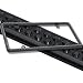 License 2 Bling l2b-125-bk-bk Genuine 125 Series Black License Plate Frame with Black Swarovski Crystals