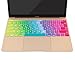MOSISO Protective Keyboard Skin Compatible MacBook 12 Inch with Retina Display A1534 (Newly Version 2017/2016/2015), Blue and Pink