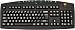 Large Print English Black Keyboard with White Letters for the Visually Impaired