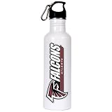 Atlanta Falcons NFL 26oz White Stainless Steel Water Bottle