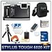 Olympus Stylus Tough-6020 Digital Camera Black, 14 MP, 28mm 5X Optical Zoom, 2.7