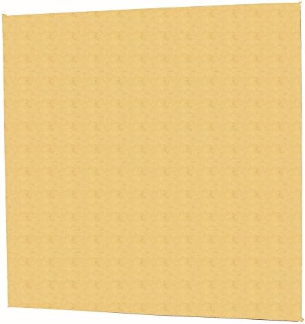 Acoustic Panel 4pk, 1"x24"x24" Yellow Suede