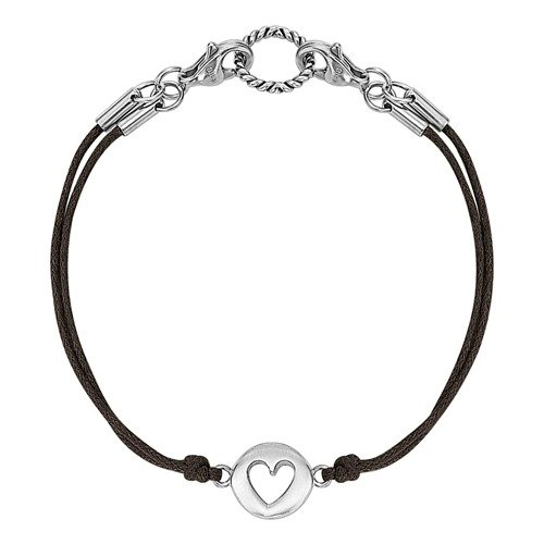edc by Esprit Damen-Armband Love Trinket Midnight Schwarz Edelstahl 18cm EEBR10194B180 Preisvergleich