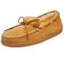 Minnetonka Men's 3901 Pile Hardsole Pile Lined Slipper,Tan,12 M US
