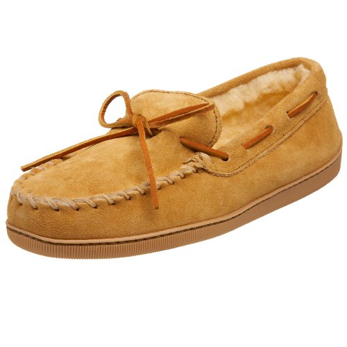 Minnetonka Men's Hardsole Pile Lined Slipper