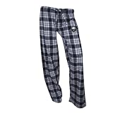NHL Women's Buffalo Sabres Harmony Flannel Pants (Navy/Grey, Medium)