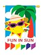 Fun in Sun Flag Indoor/outdoor 28" X 44"