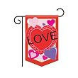 Love Hearts Garden Flag