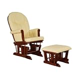Shermag Cherry w/ Butter Glider/Ottoman