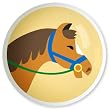 Ride 'em Brown Pony Knob by Olive Kids