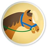 Ride  em Brown Pony Knob by Olive Kids