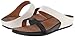 FitFlop Women's Banda Micro Crystal Slide Dress Sandal, Black/White, 6 M US
