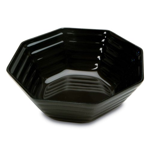 Delfin 3 Qt. Black Spiral Ring Bowl