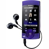 New Sony Walkman Nwz-S544 8 Gb Violet Flash Portable Media Player Photo Viewer Voice Recorder