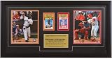 Stacks of Plaques 101-887 San Francisco Giants Barry Bonds and St. Louis Cardinals Mark McGwire 73 HR and 70 HR Photo Collage
